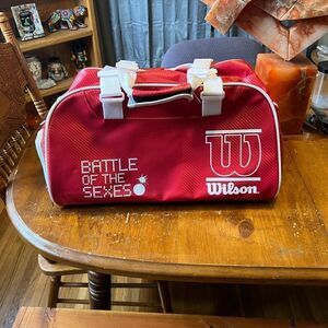 Vintage Battle of the Sexes Wilson Bag